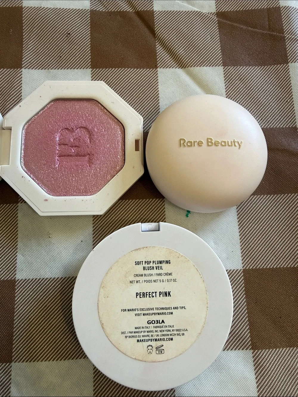 Rare Beauty/ Fenty/Makeup by Mario blush set